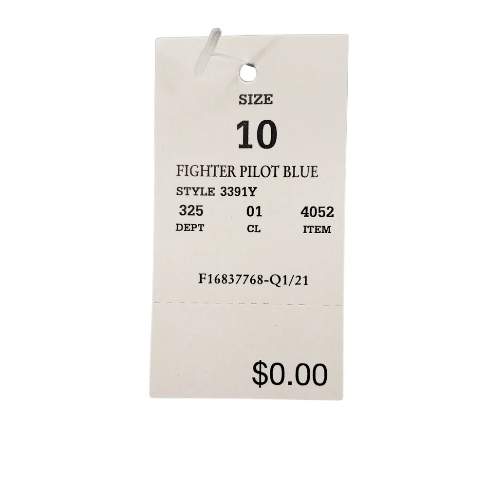 NWT Cat & Jack Girls School Uniform Pants Size 10 - Two Pack Blue And Beige - Picture 8 of 8